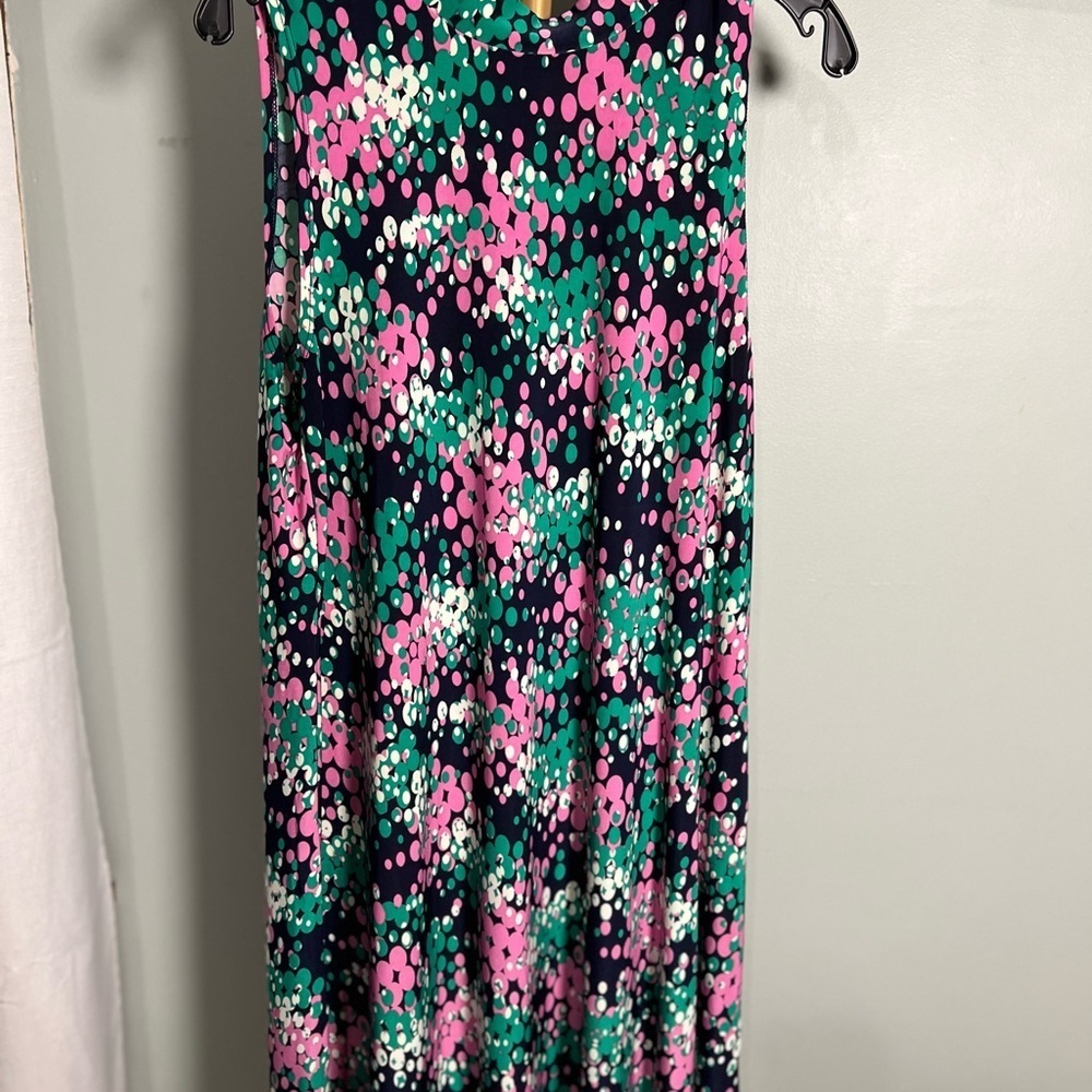Robbie Bee Pink and Green Dress for Casual Wear